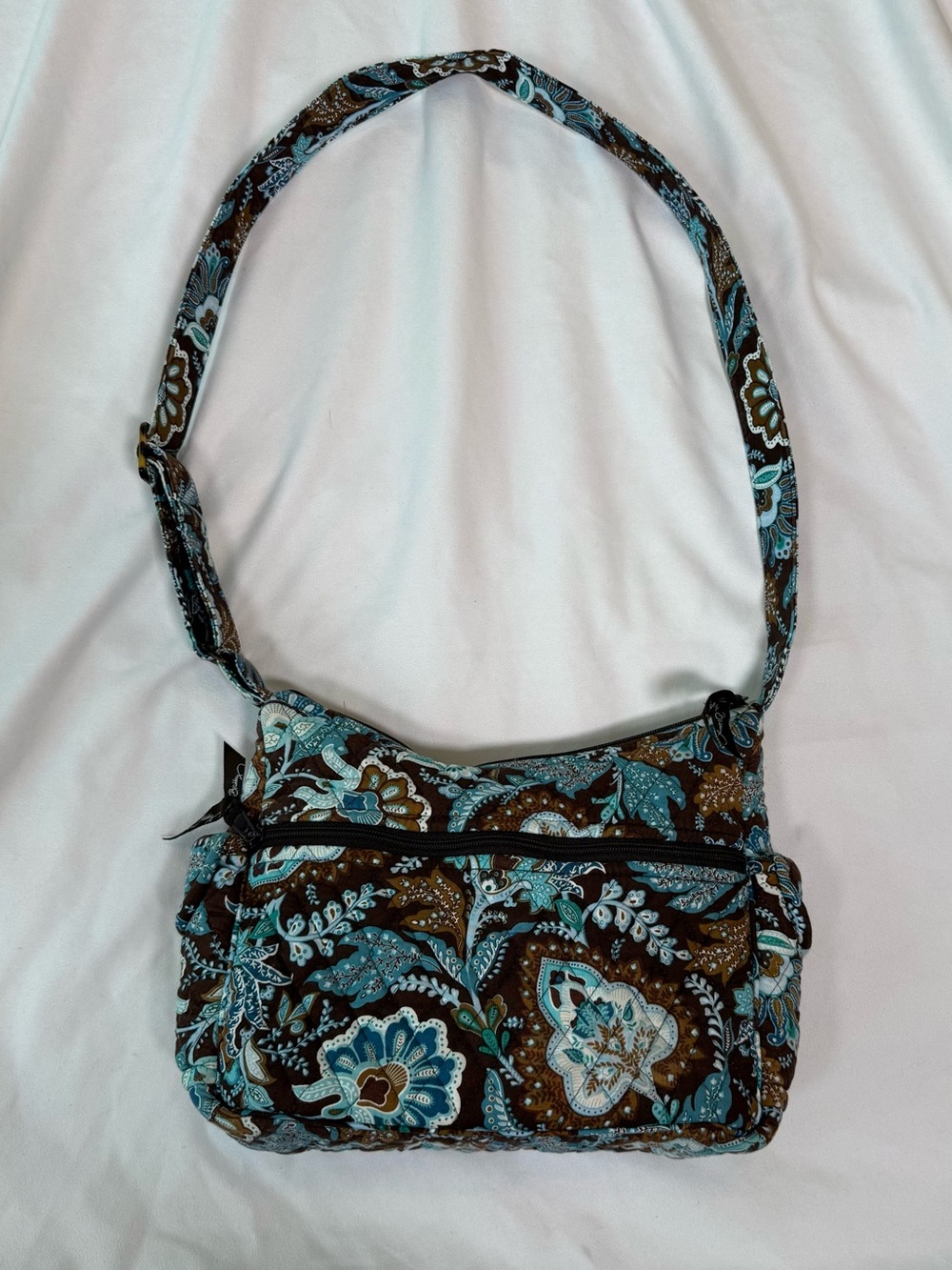 Vera Bradley, “Java Blue”, Crossbody Tote/Purse.